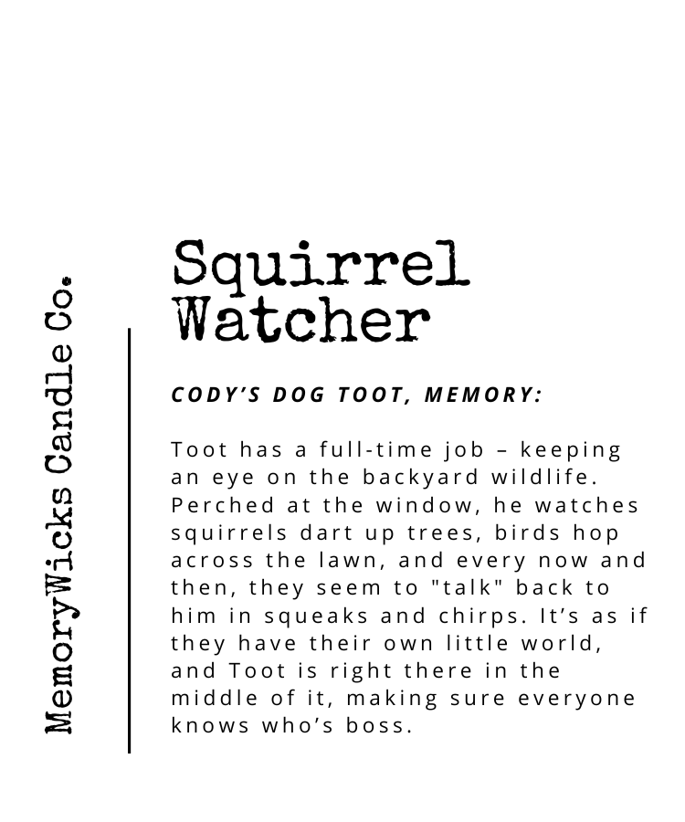 Squirrel Watcher - 6oz Tin