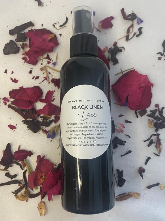 Black Linen & Lace, 4oz. Room & Body Spray