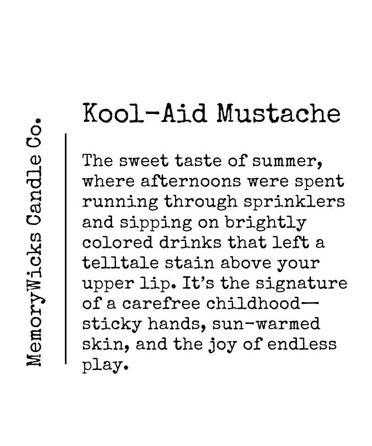 Kool-aid Mustache - 6oz Tin