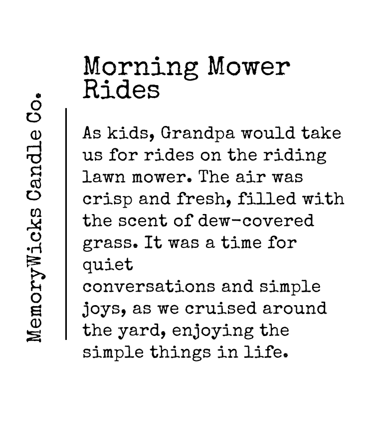 Morning Mower Rides - 6oz Tin