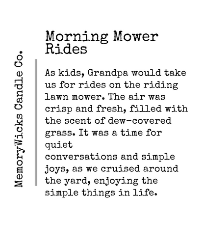 Morning Mower Rides - 6oz Tin