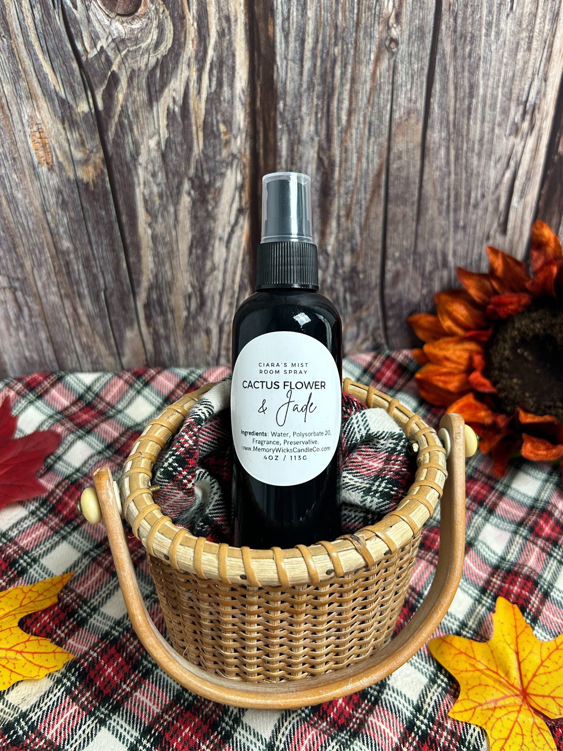 Cactus Flower & Jade Room Spray: Serene Bliss| MemoryWicks Candle Co