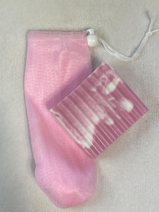 Soap Sock - Pink